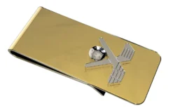 Crossing Golf Clubs French Fold Money ClP -Acme || Concord Shop crossing golf clubs french fold money clip free engraving 97
