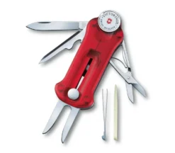 Golftool In Translucent Red By Victorinox Swiss Army Knife