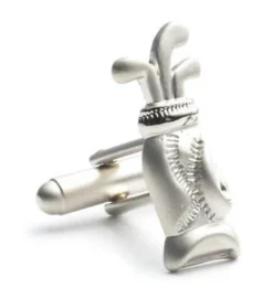 Plated Golf Bag Cufflink@